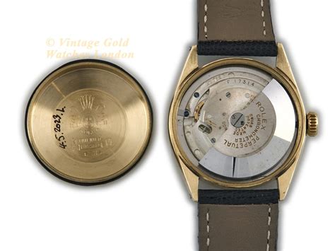 gold rolex watch ref 6085
